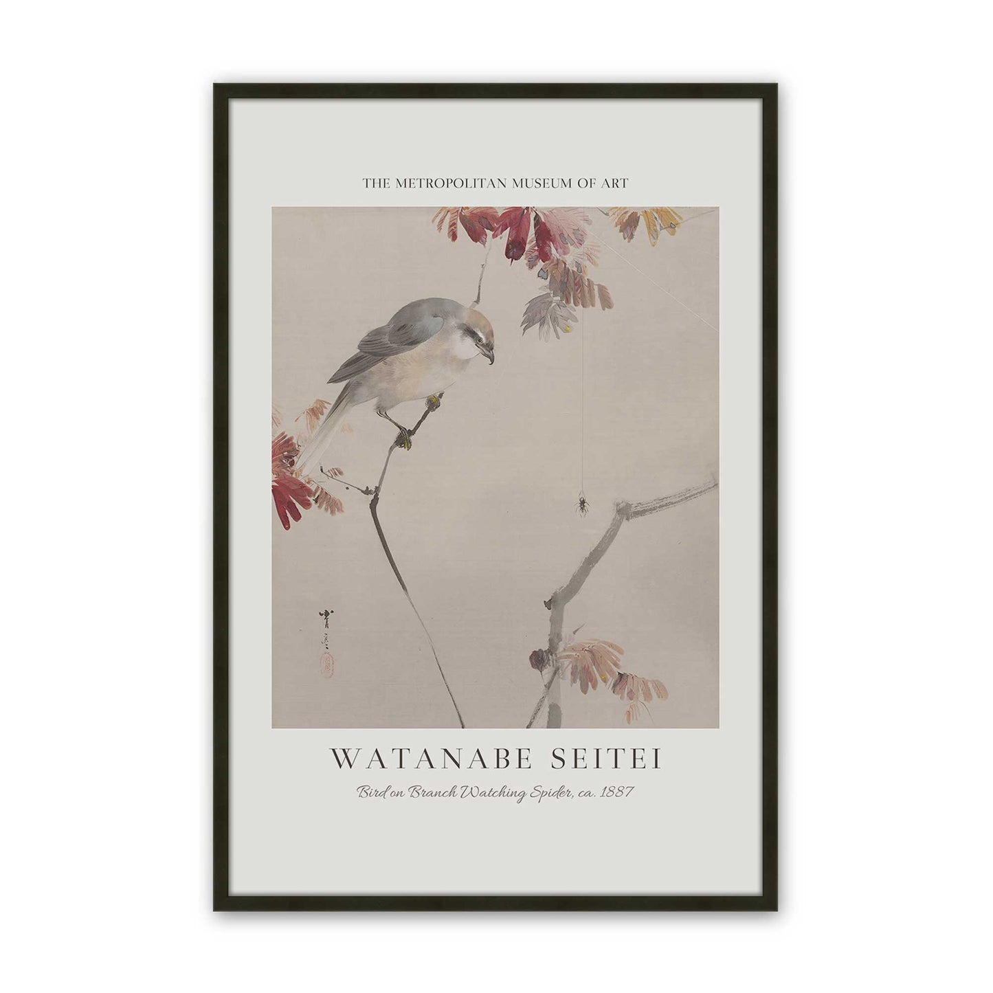 [Color:Satin Black], Picture of art in a Satin Black frame