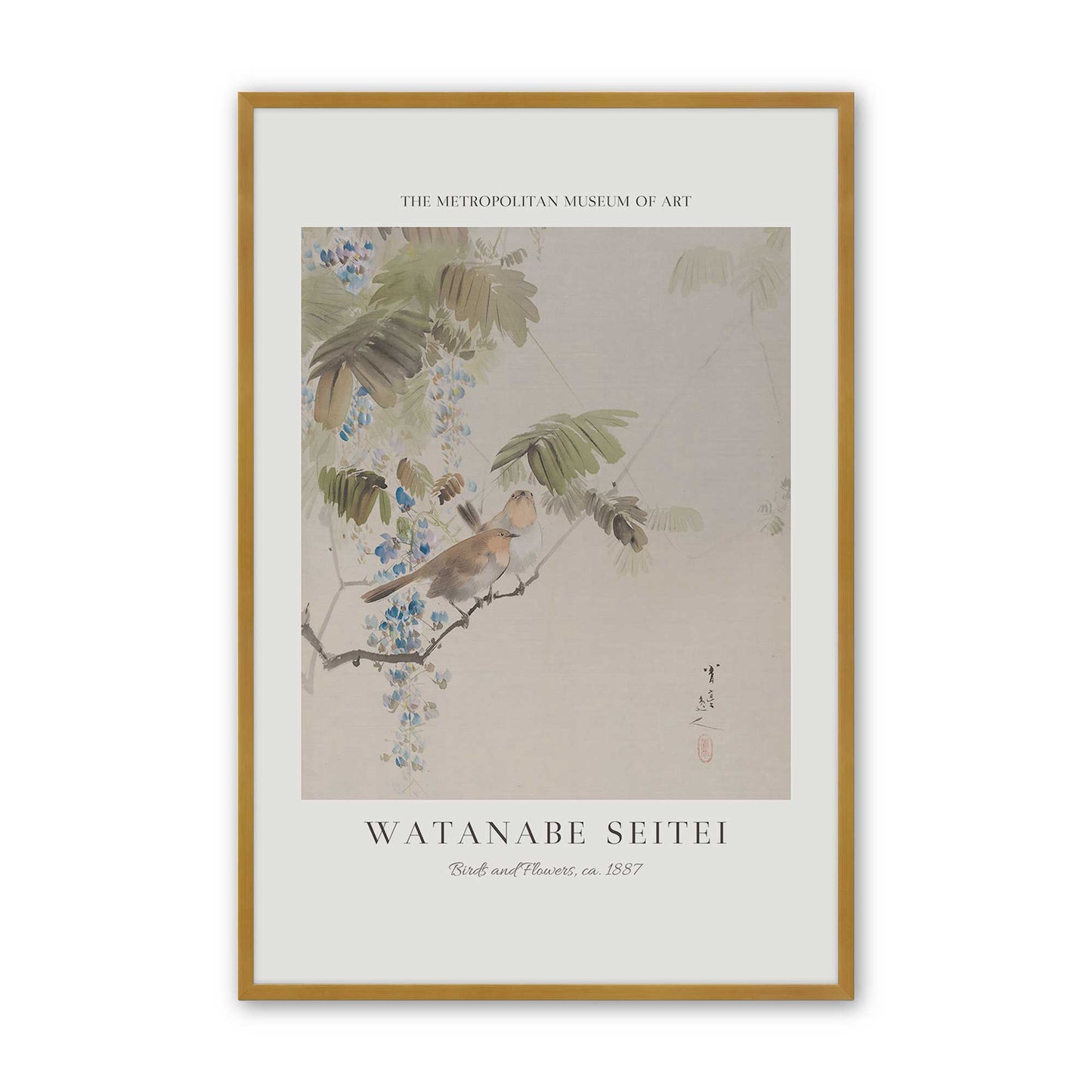 [Color:Polished Gold], Picture of art in a Polished Gold frame