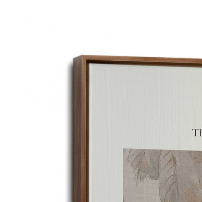 [Color:Walnut], Picture of art in a Walnut frame at an angle