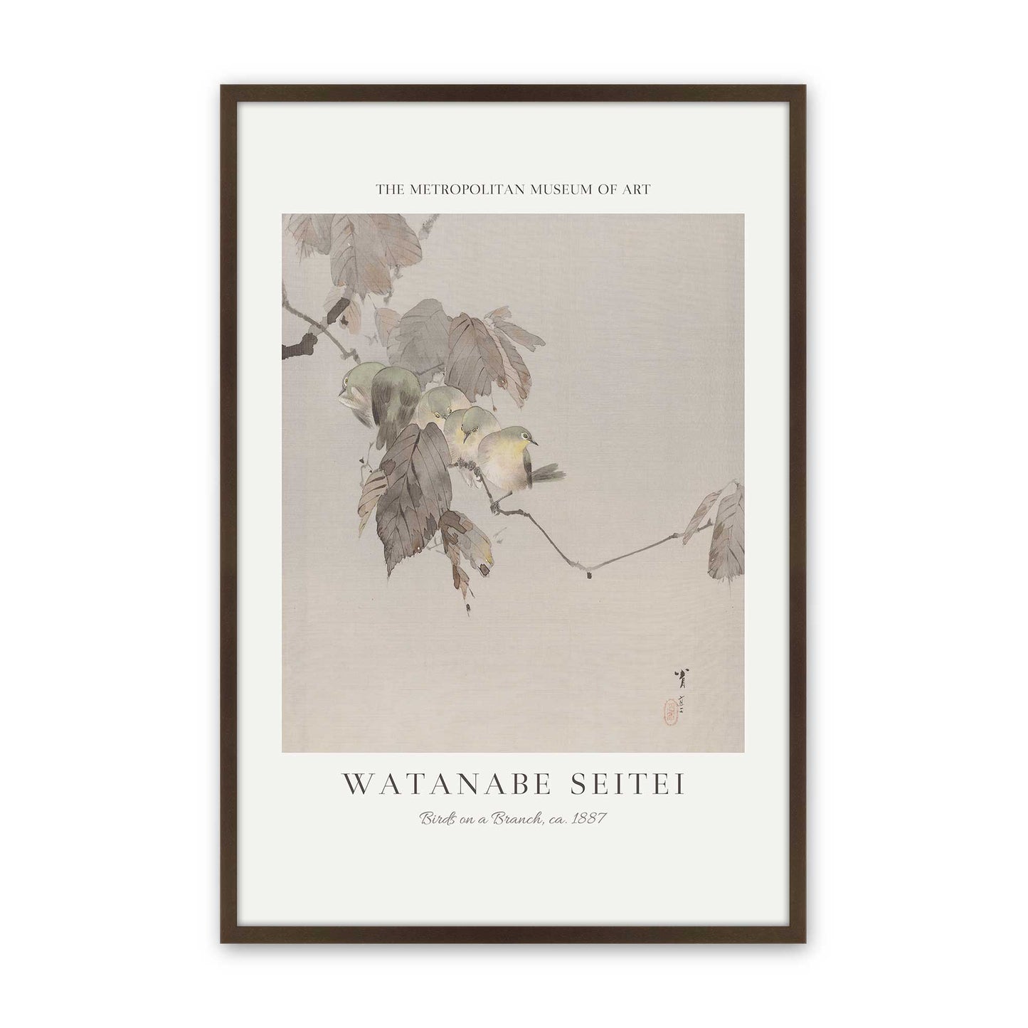 [Color:Belvinder Brown], Picture of art in a Belvinder Brown frame