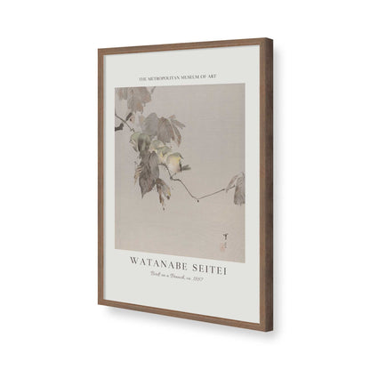[Color:Walnut], Picture of art in a Walnut frame of the corner