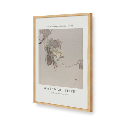 [Color:American Maple], Picture of art in a American Maple frame of the corner