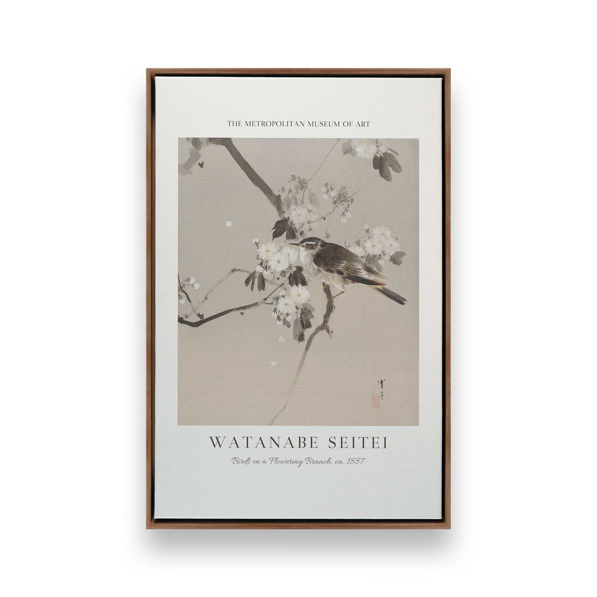 [Color:Walnut], Picture of art in a Walnut frame