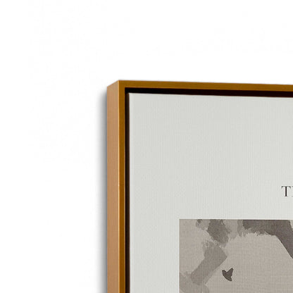 [Color:Polished Gold], Picture of art in a Polished Gold frame at an angle
