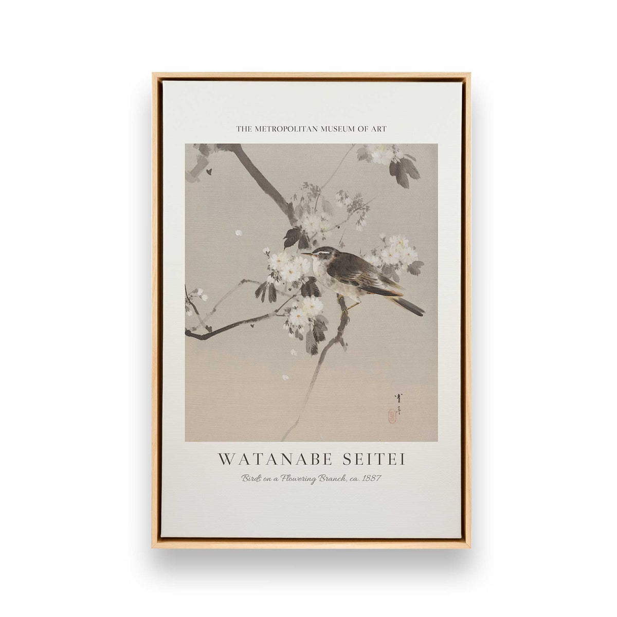 [Color:American Maple], Picture of art in a American Maple frame