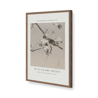 [Color:Walnut], Picture of art in a Walnut frame of the corner