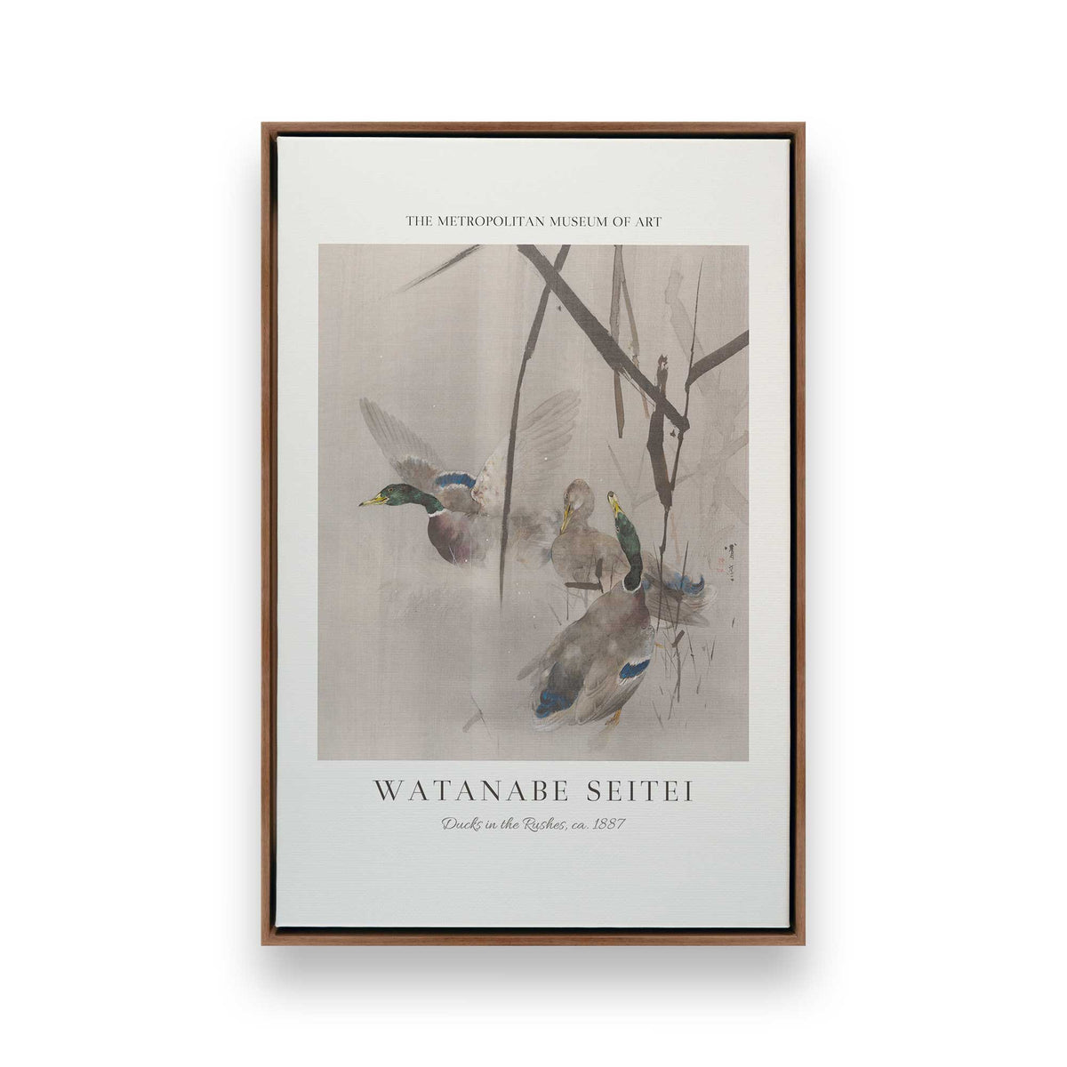 [Color:Walnut], Picture of art in a Walnut frame