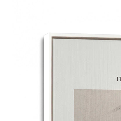 [Color:Opaque White], Picture of art in a White frame at an angle
