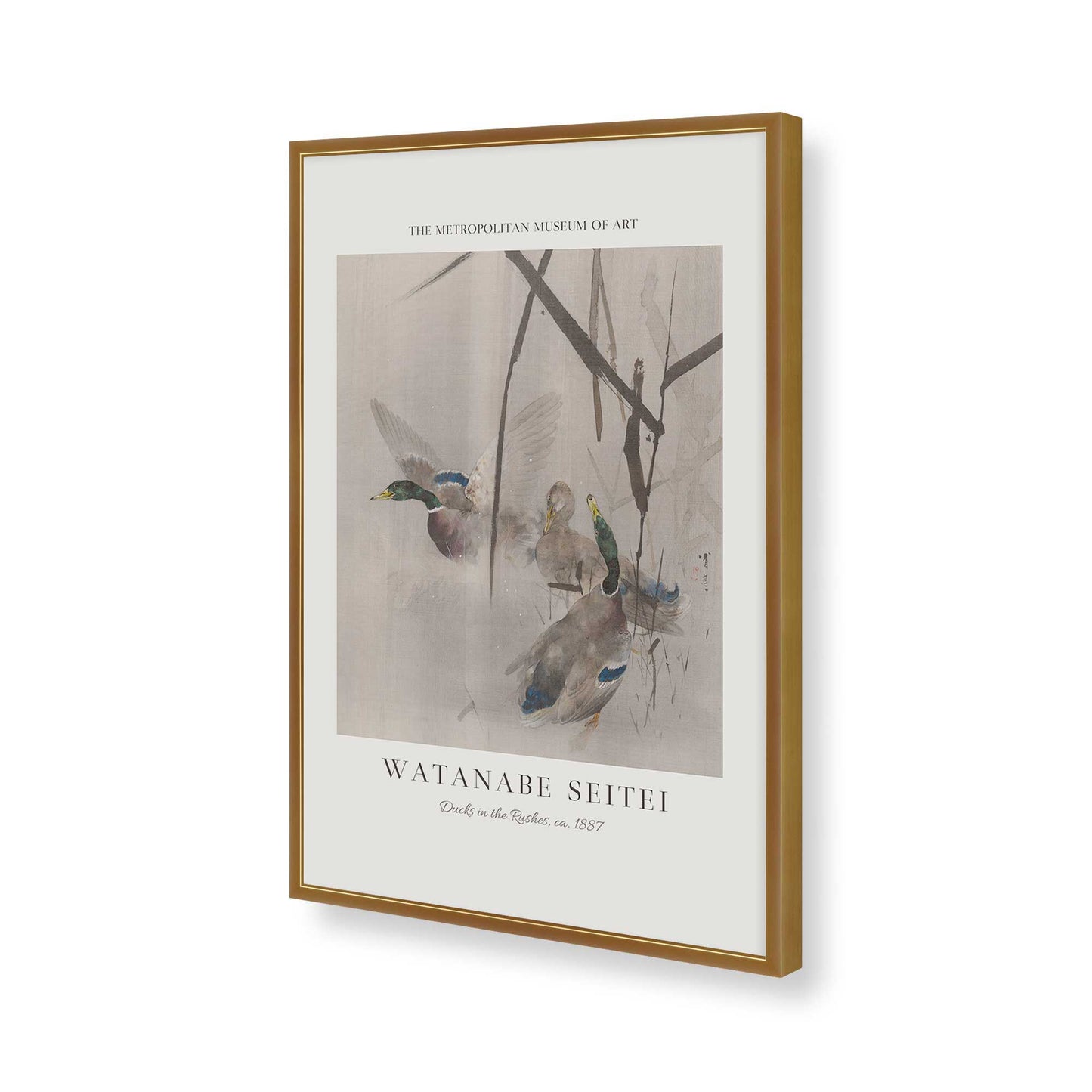 [Color:Polished Gold], Picture of art in a Polished Gold frame of the corner
