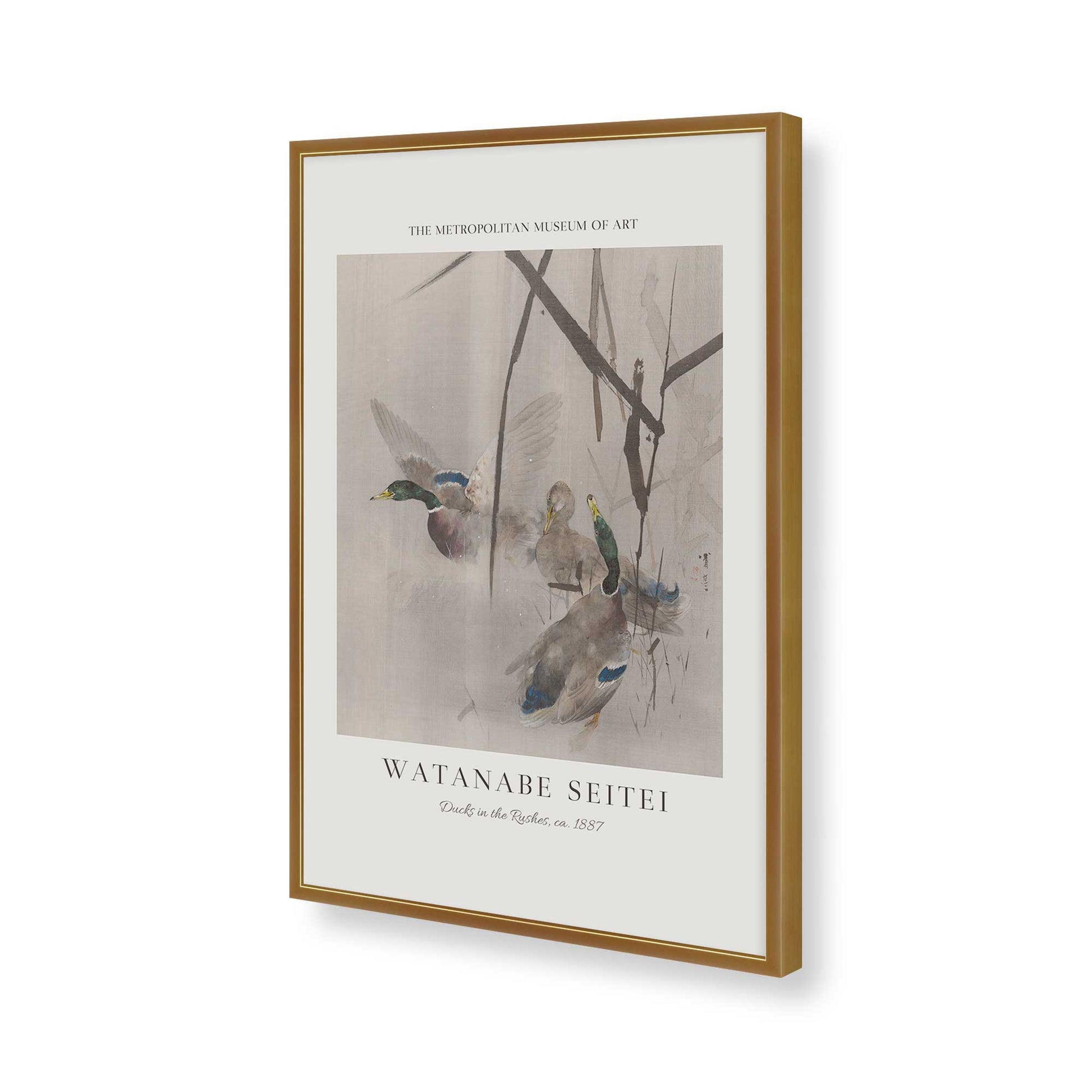 [Color:Polished Gold], Picture of art in a Polished Gold frame of the corner