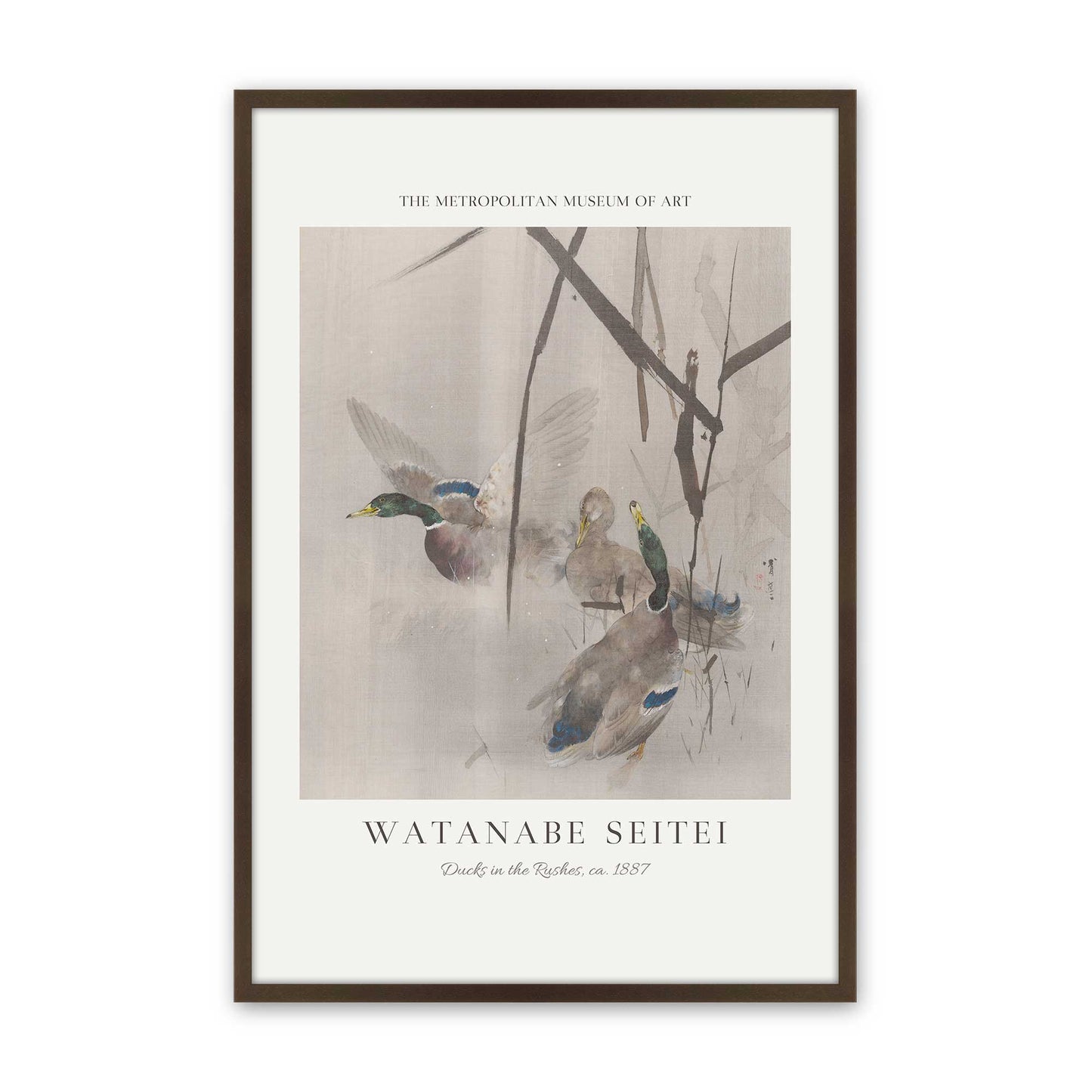 [Color:Belvinder Brown], Picture of art in a Belvinder Brown frame