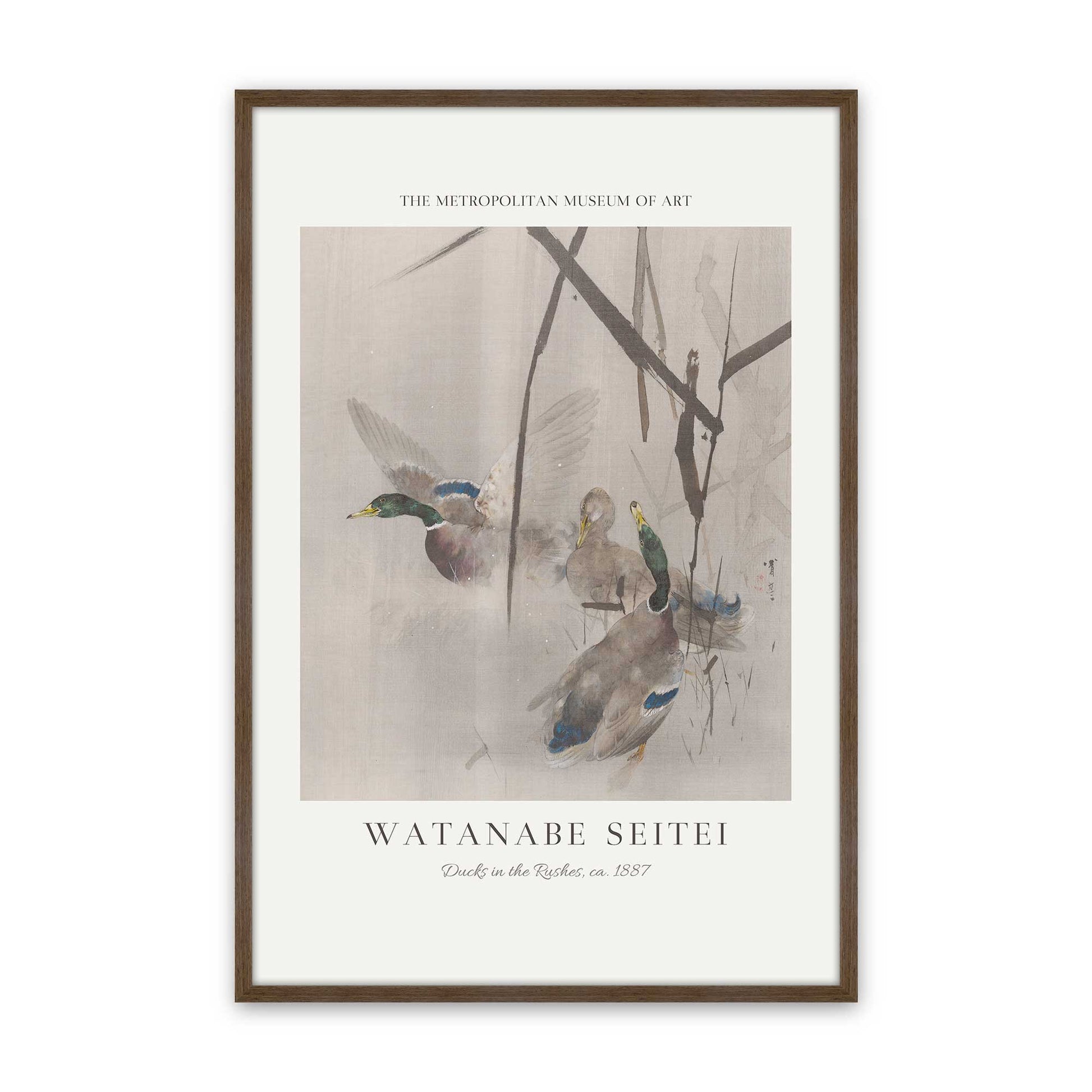 [Color:Walnut], Picture of art in a Walnut frame