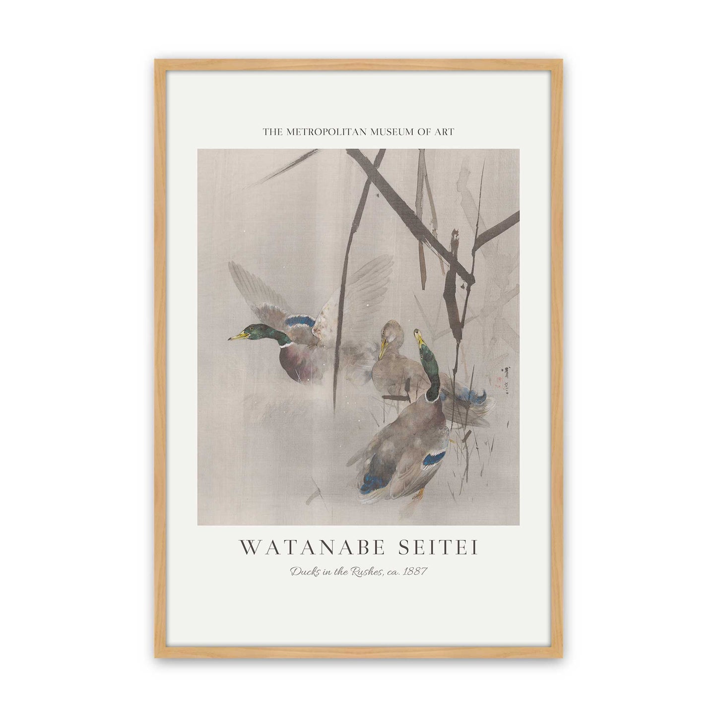 [Color:American Maple], Picture of art in a American Maple frame