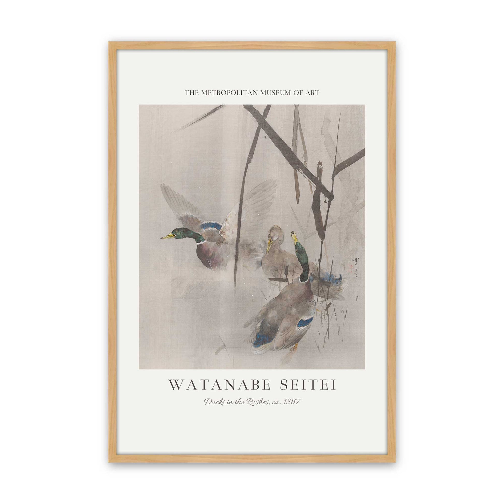 [Color:American Maple], Picture of art in a American Maple frame