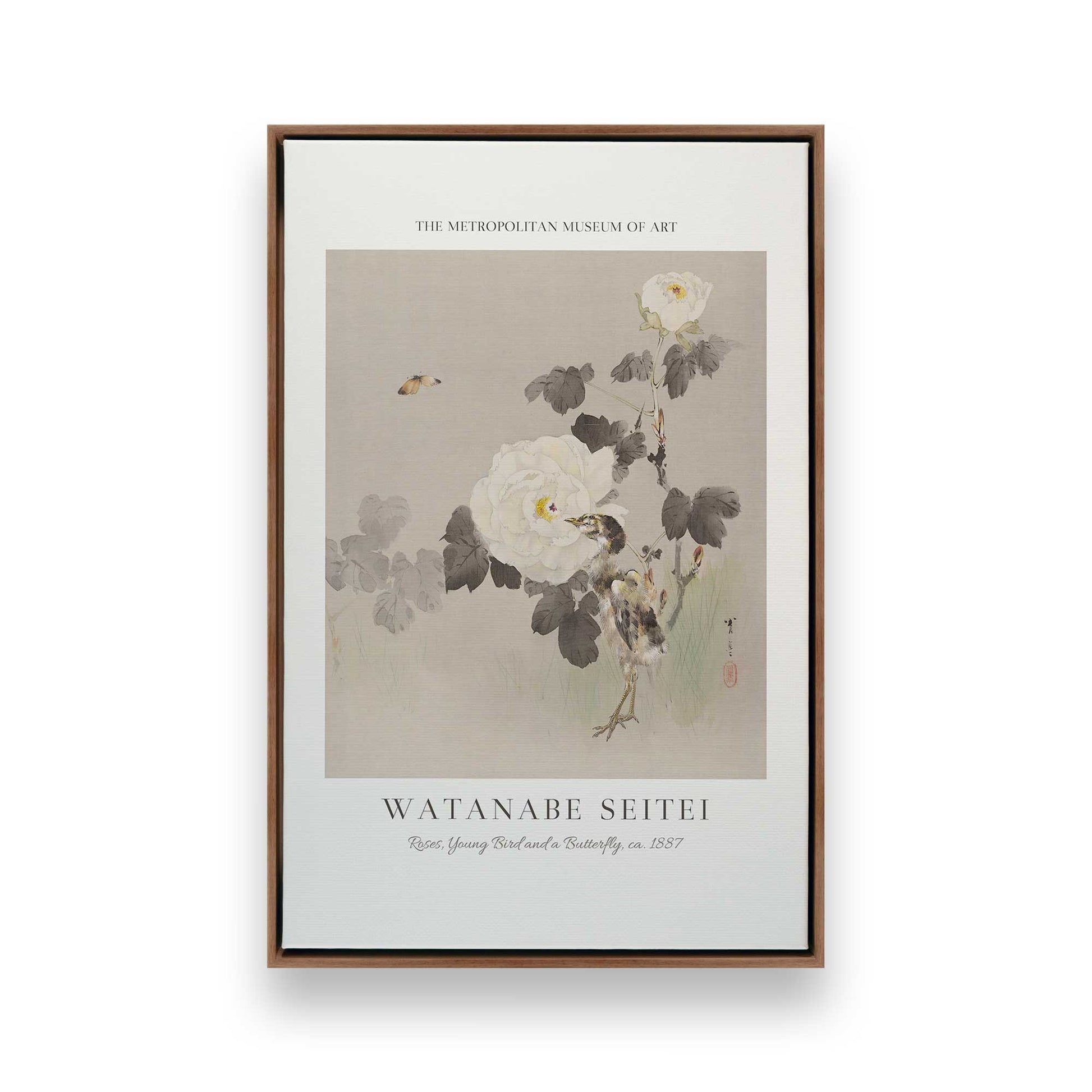 [Color:Walnut], Picture of art in a Walnut frame
