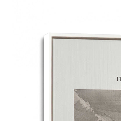 [Color:Opaque White], Picture of art in a White frame at an angle