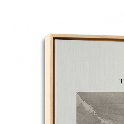 [Color:American Maple], Picture of art in a American Maple frame at an angle