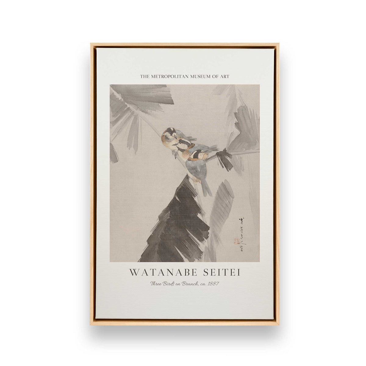 [Color:American Maple], Picture of art in a American Maple frame