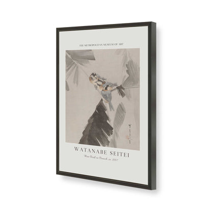 [Color:Satin Black], Picture of art in a Satin Black frame of the corner