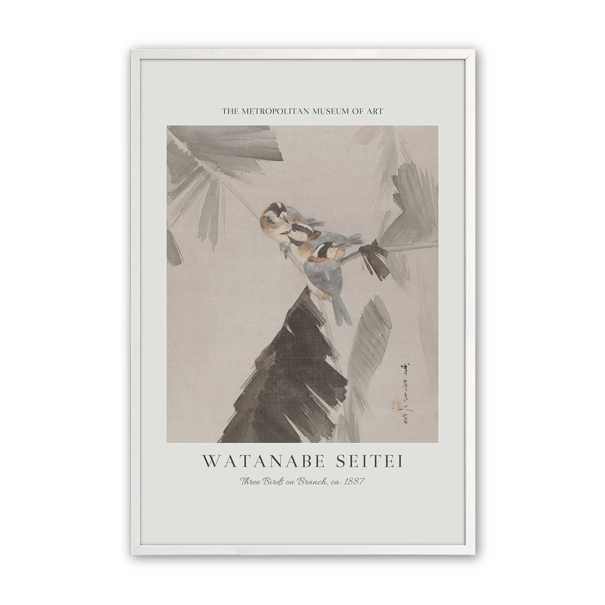 [Color:Opaque White], Picture of art in a Opaque White frame