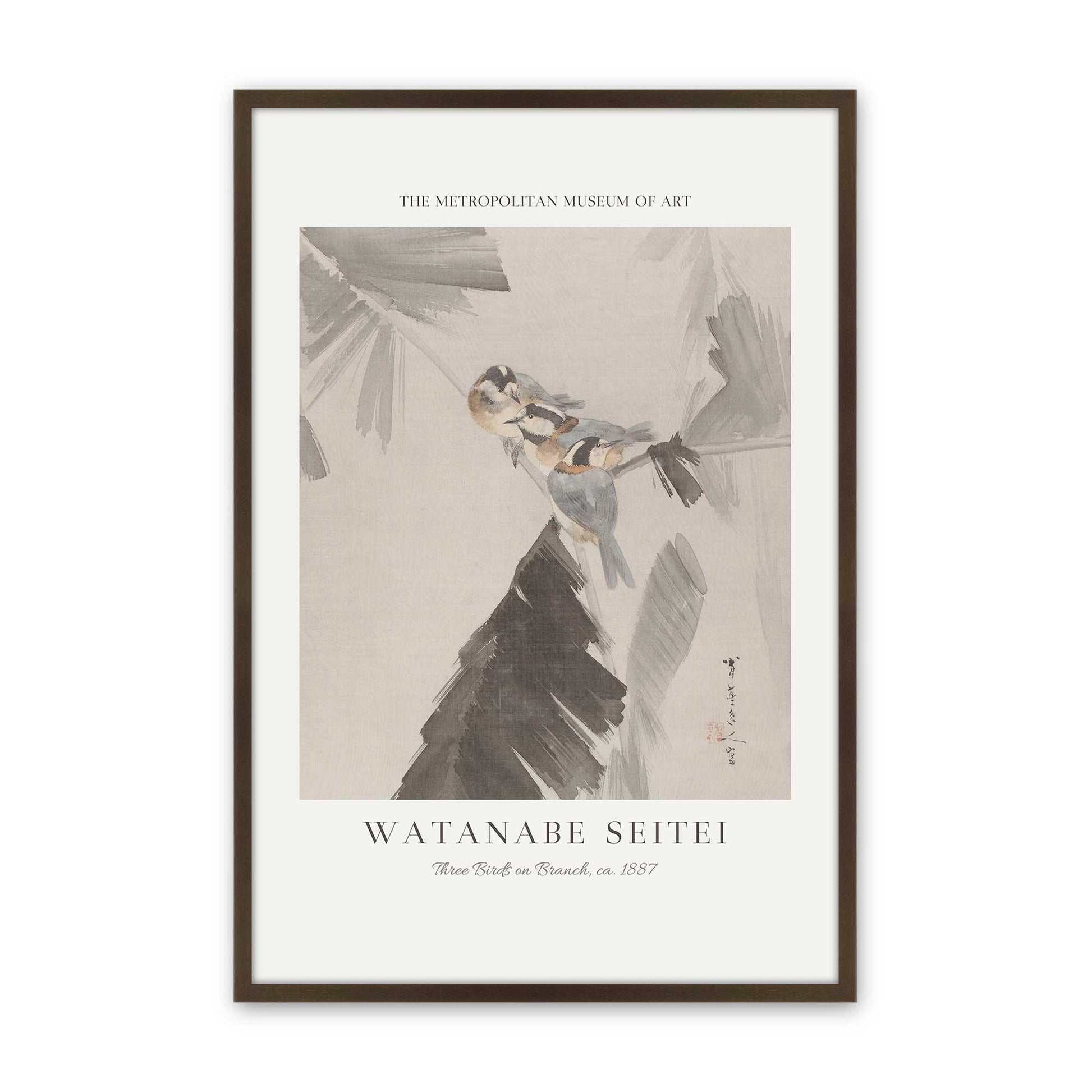 [Color:Belvinder Brown], Picture of art in a Belvinder Brown frame