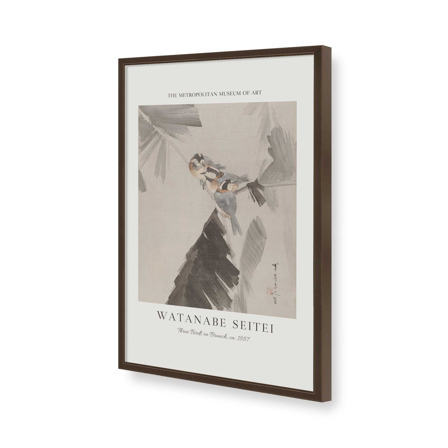[Color:Belvinder Brown], Picture of art in a Belvinder Brown frame of the corner