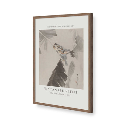 [Color:Walnut], Picture of art in a Walnut frame of the corner
