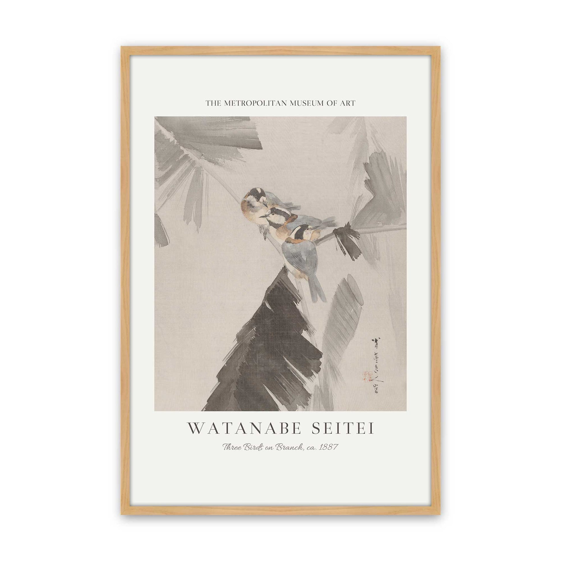 [Color:American Maple], Picture of art in a American Maple frame