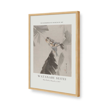 [Color:American Maple], Picture of art in a American Maple frame of the corner