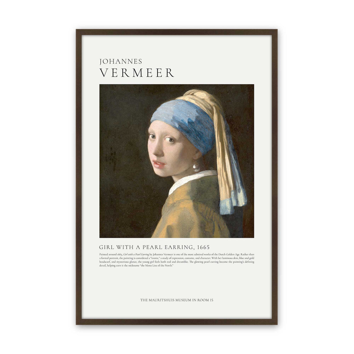 [Color:Brown], Picture of art in a Brown frame
