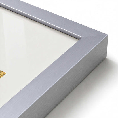 [Color:Polished Chrome], Picture of art in a Polished Chrome frame at an angle