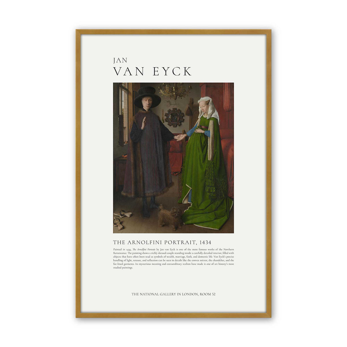 [Color:Polished Gold], Picture of art in a Polished Gold frame