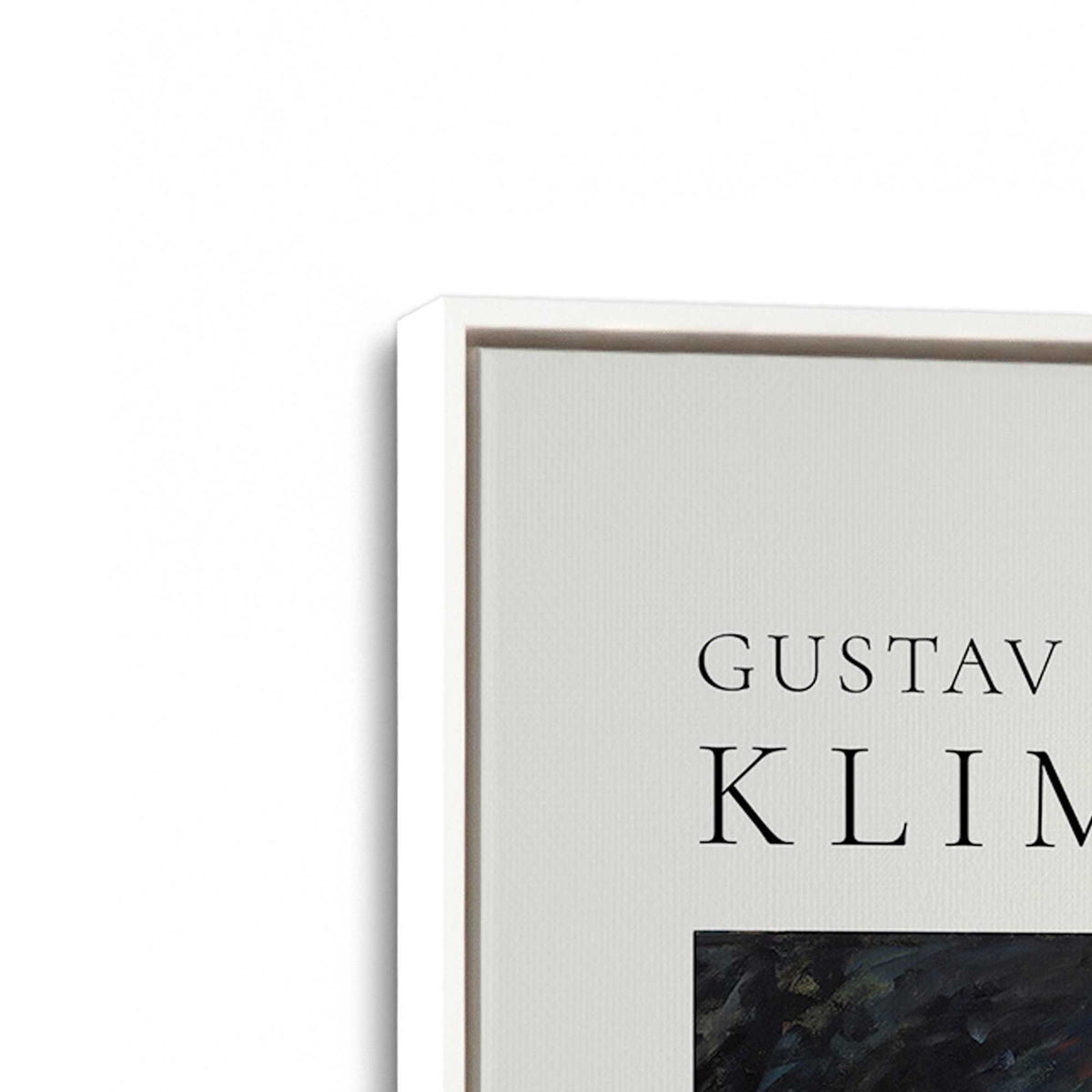 [Color:Opaque White], Picture of art in a White frame at an angle