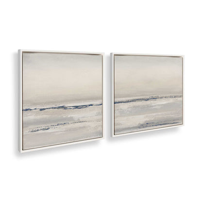 [Color:Opaque White], Picture of art in a White frame at an angle