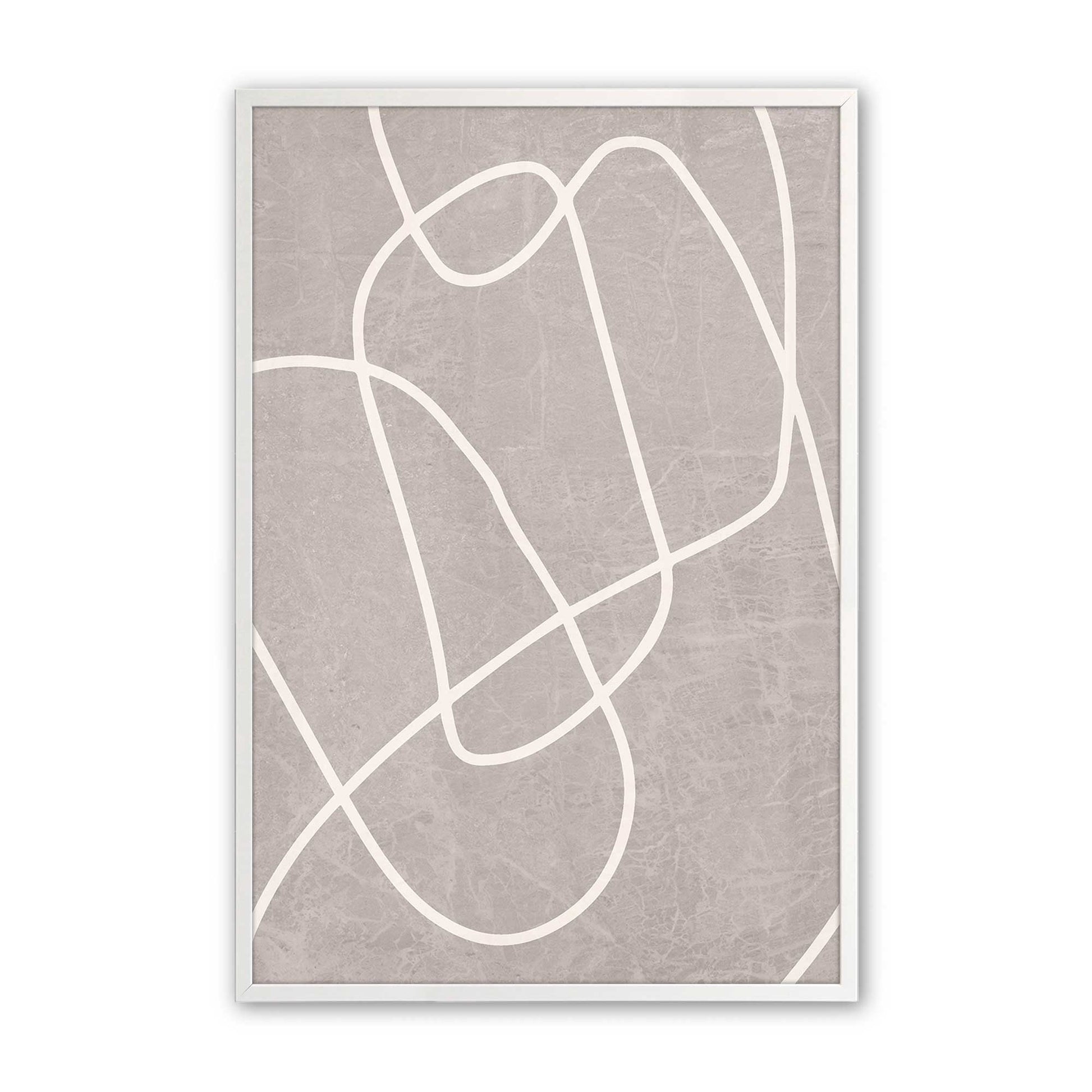 [Color:Opaque White], Picture of art in a Opaque White frame