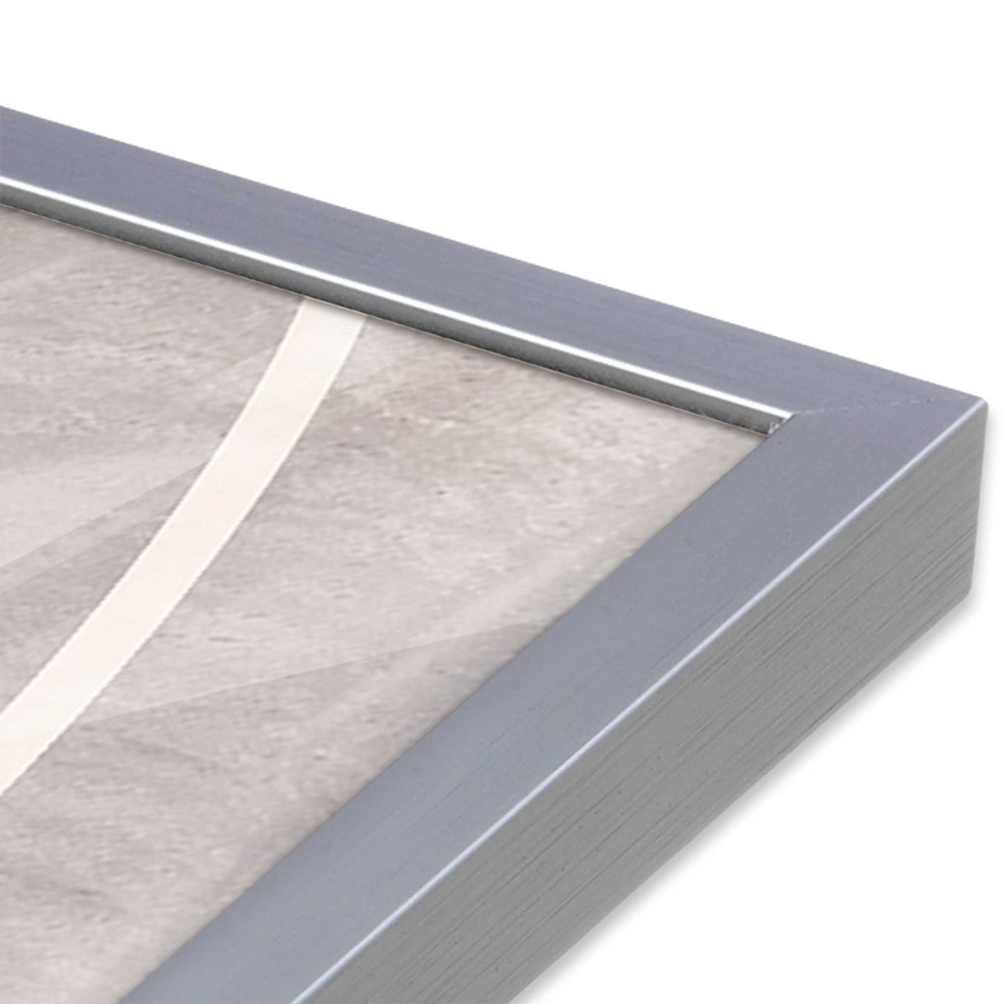 [Color:Polished Chrome], Picture of art in a Polished Chrome frame of the corner #2