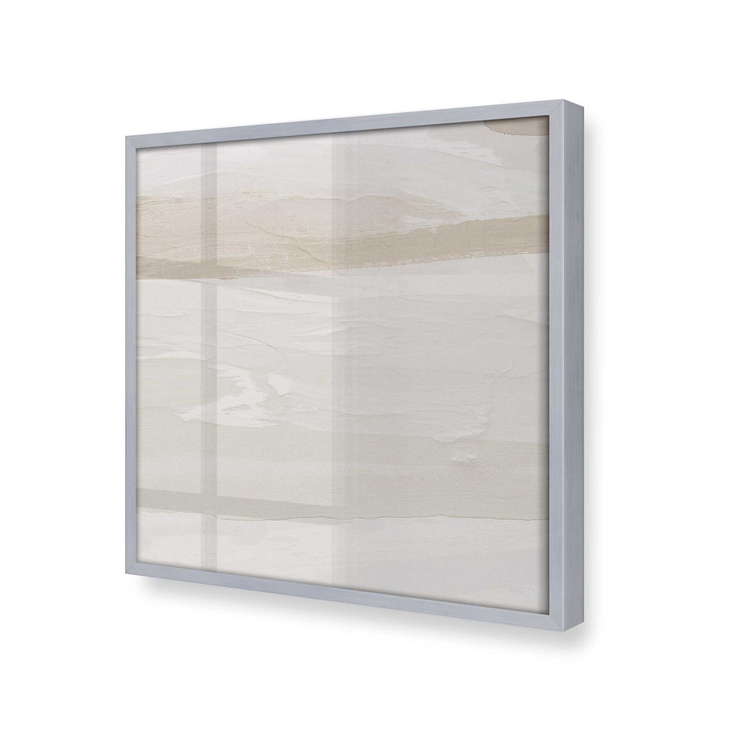 [Color:Polished Chrome], Picture of art in a Polished Chrome frame at an angle