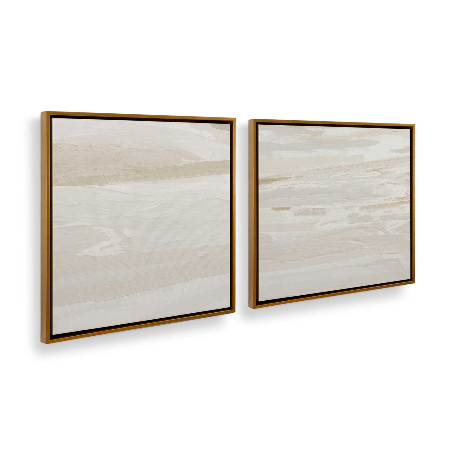 [Color:Polished Gold], Picture of art in a Polished Gold frame at an angle