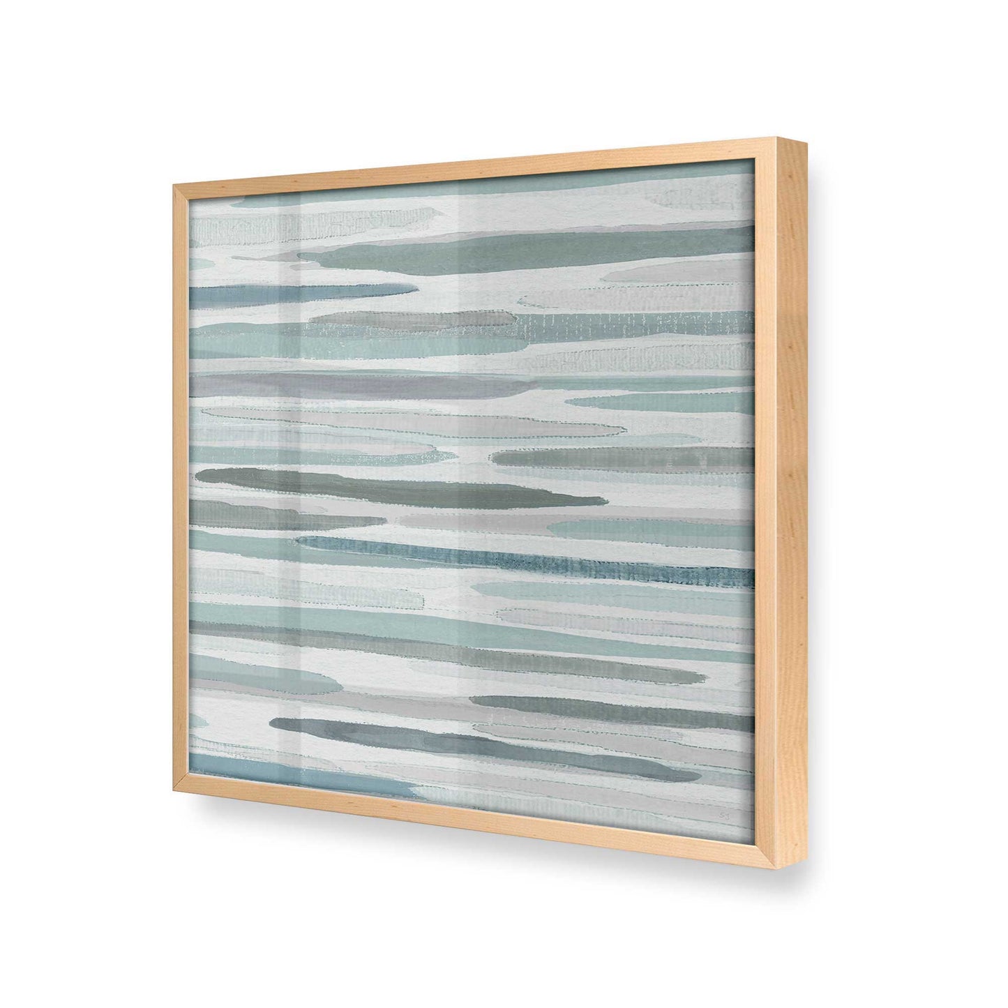 [Color:Raw Maple], Picture of art in a Raw Maple frame at an angle