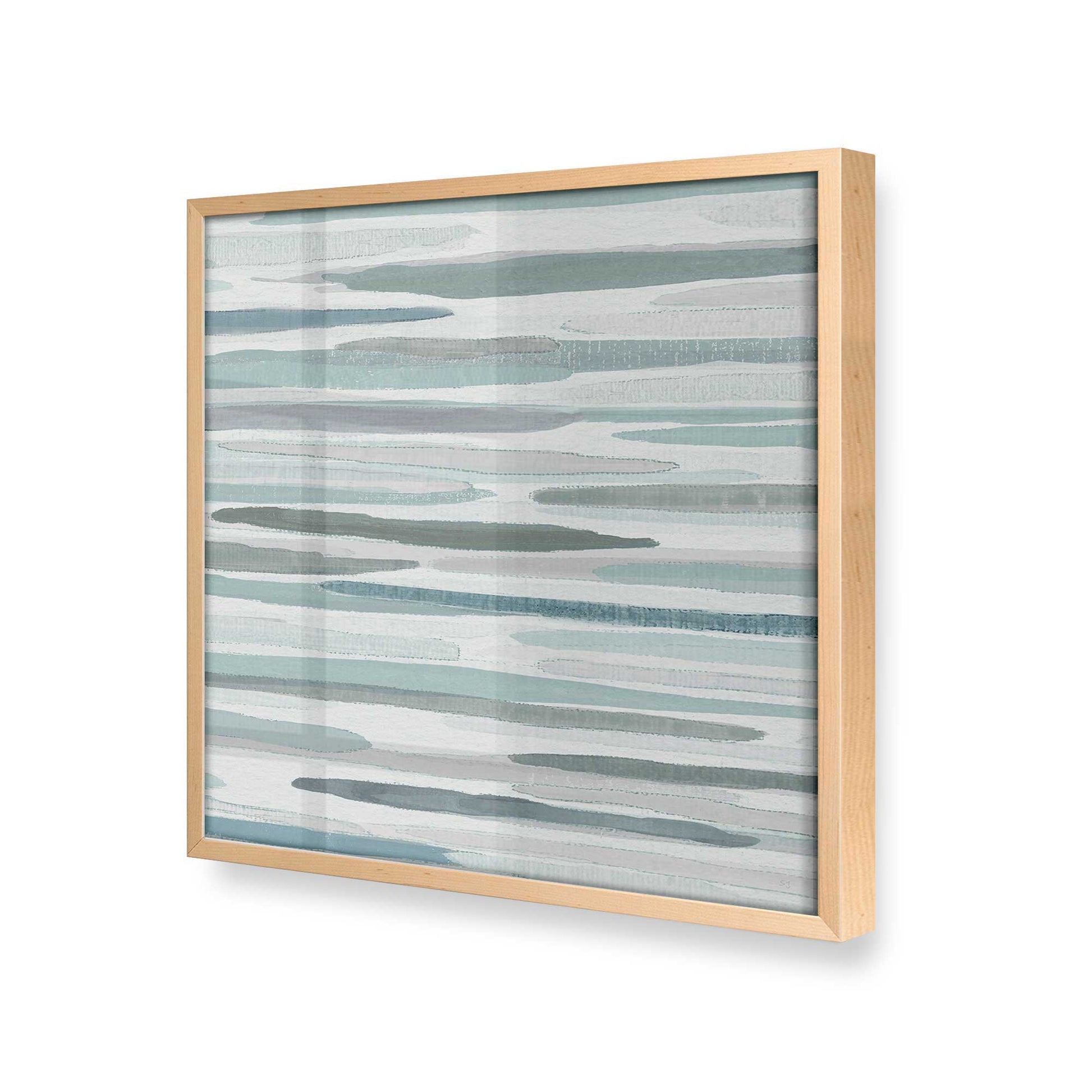 [Color:Raw Maple], Picture of art in a Raw Maple frame at an angle