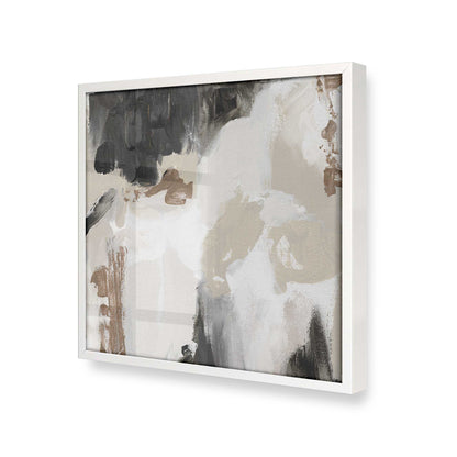 [Color:Opaque White], Picture of art in a Opaque White frame at an angle