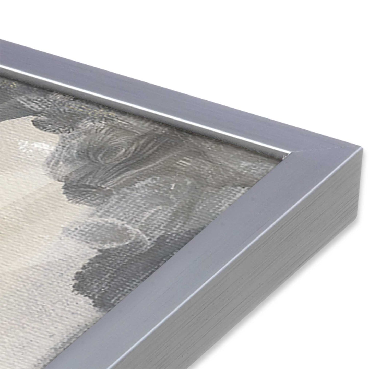 [Color:Polished Chrome], Picture of art in a Polished Chrome frame of the corner #2