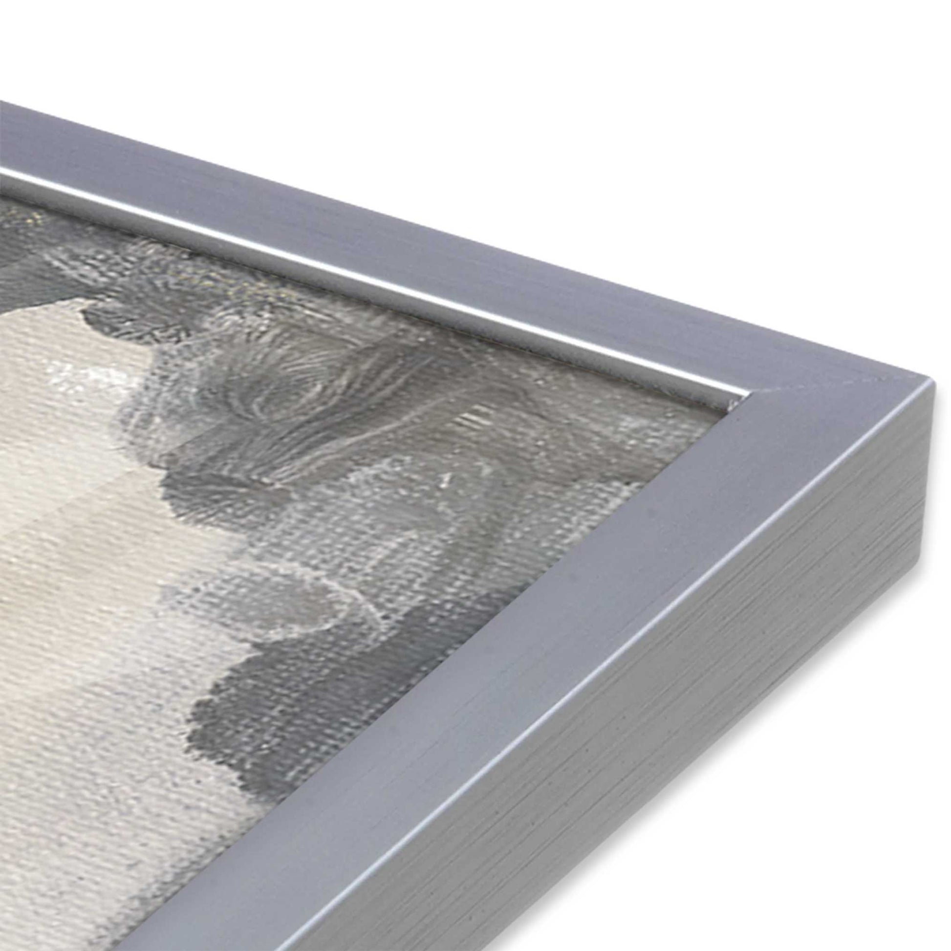 [Color:Polished Chrome], Picture of art in a Polished Chrome frame of the corner #2