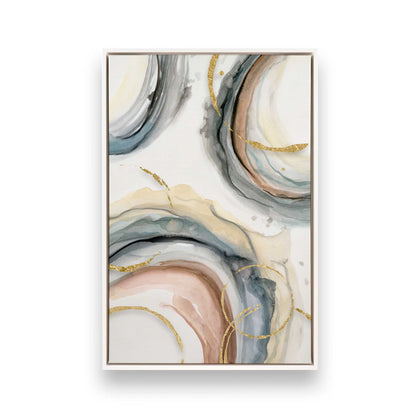 Swirling Elegance Canvas Print, Set of 2