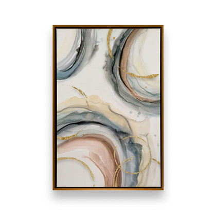 Swirling Elegance Canvas Print, Set of 2