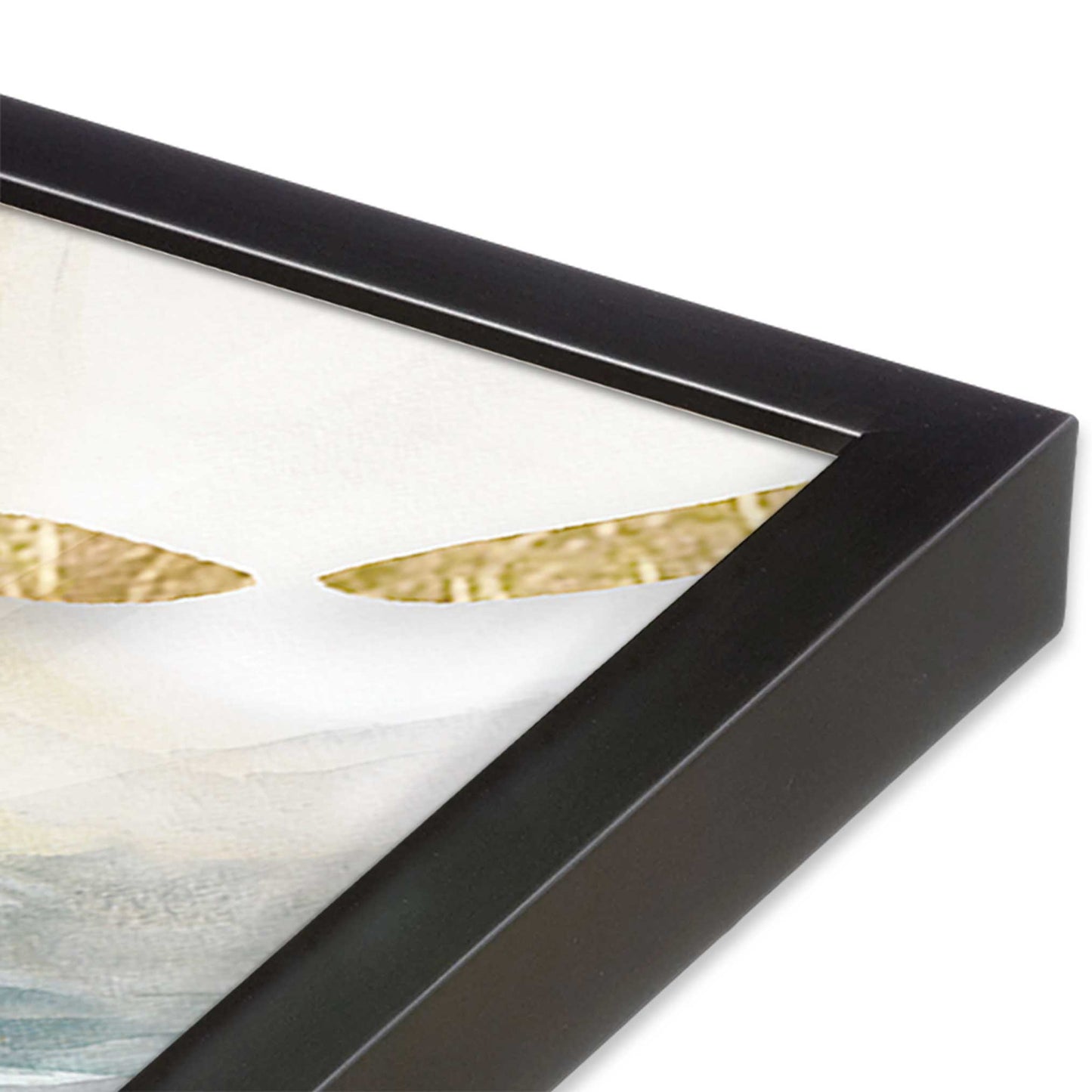 Golden Swirls Art Print, Set of 2