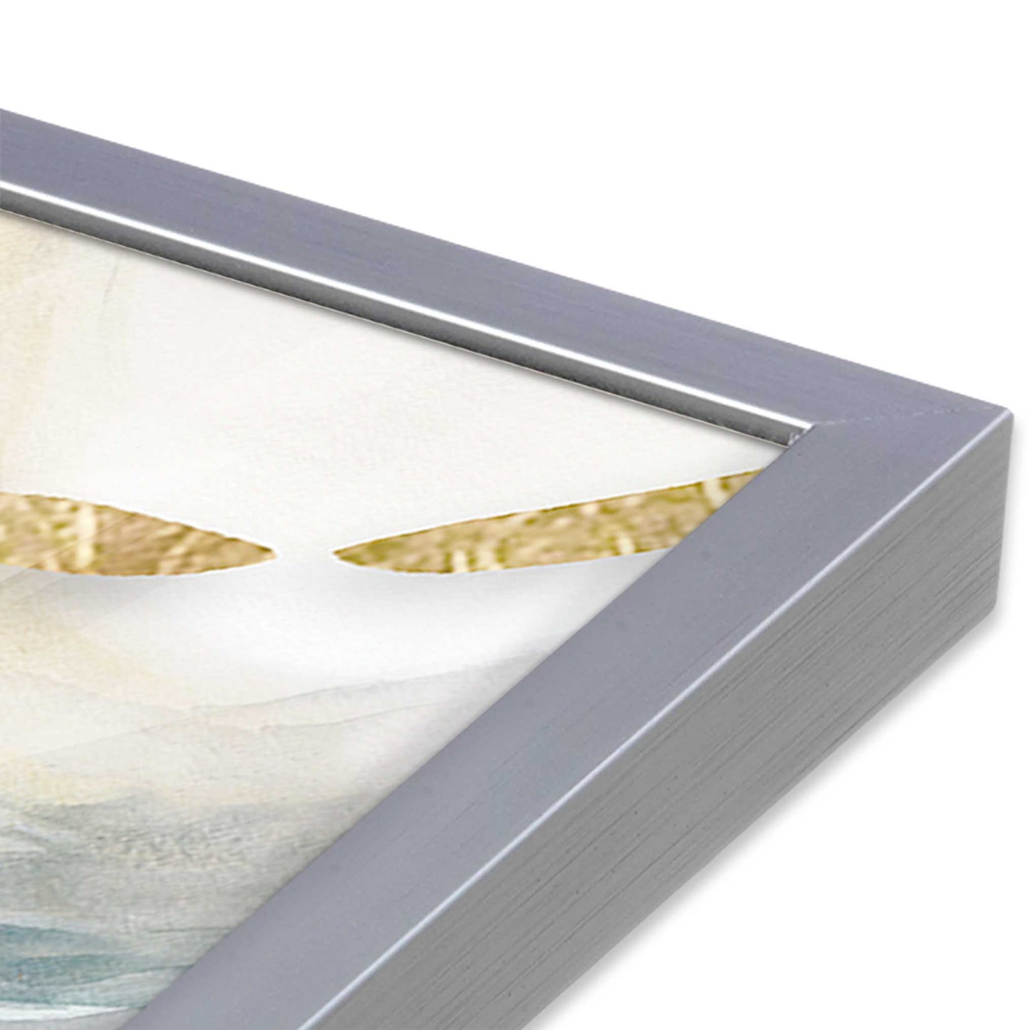 Golden Swirls Art Print, Set of 2