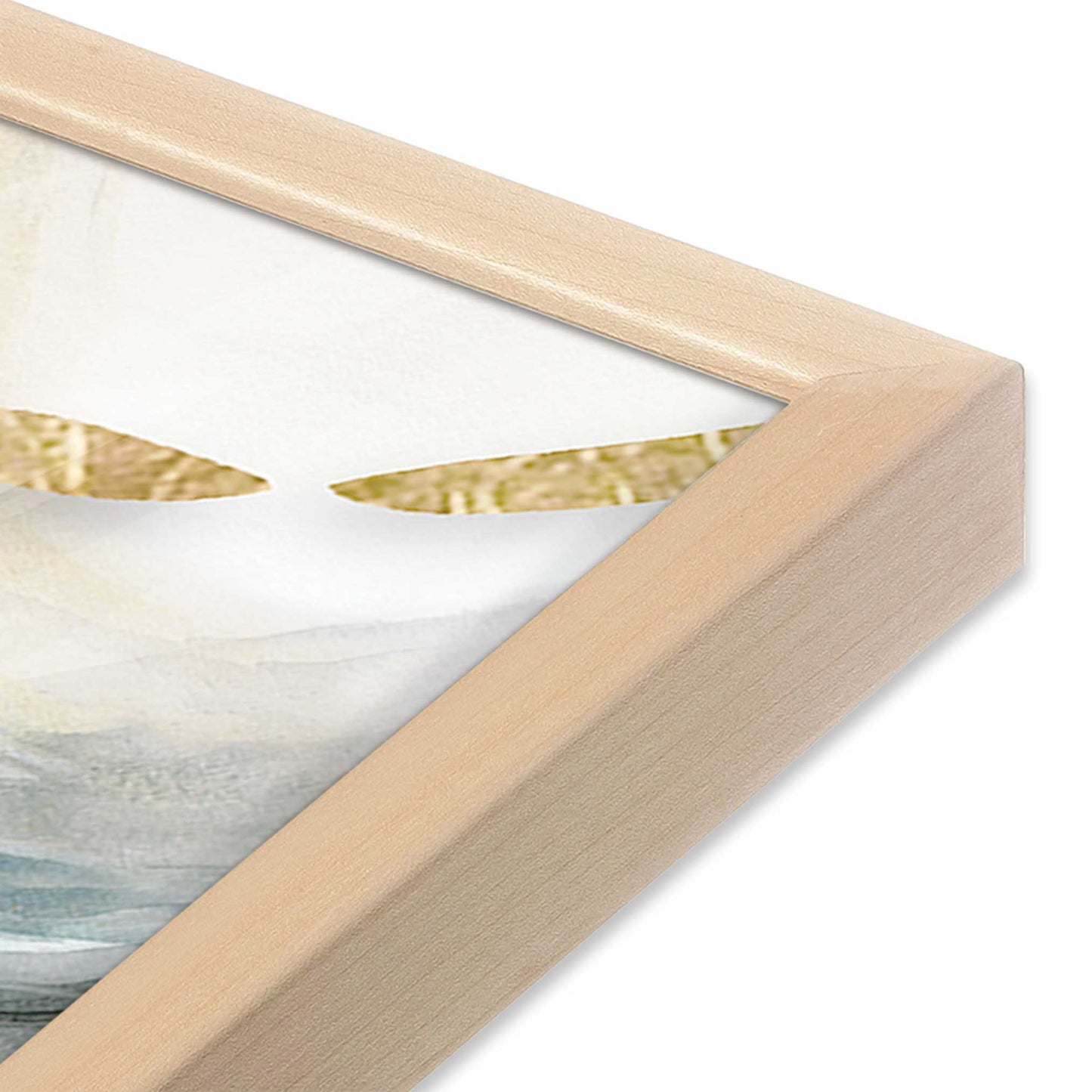 Golden Swirls Art Print, Set of 2