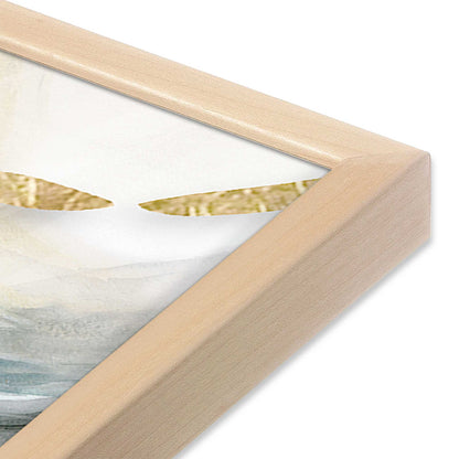 Golden Swirls Art Print, Set of 2