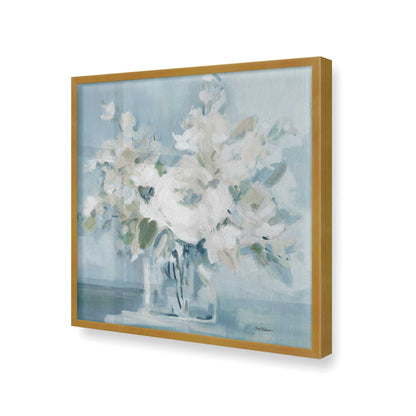 [Color:Polished Gold], Picture of art in a Polished Gold frame at an angle